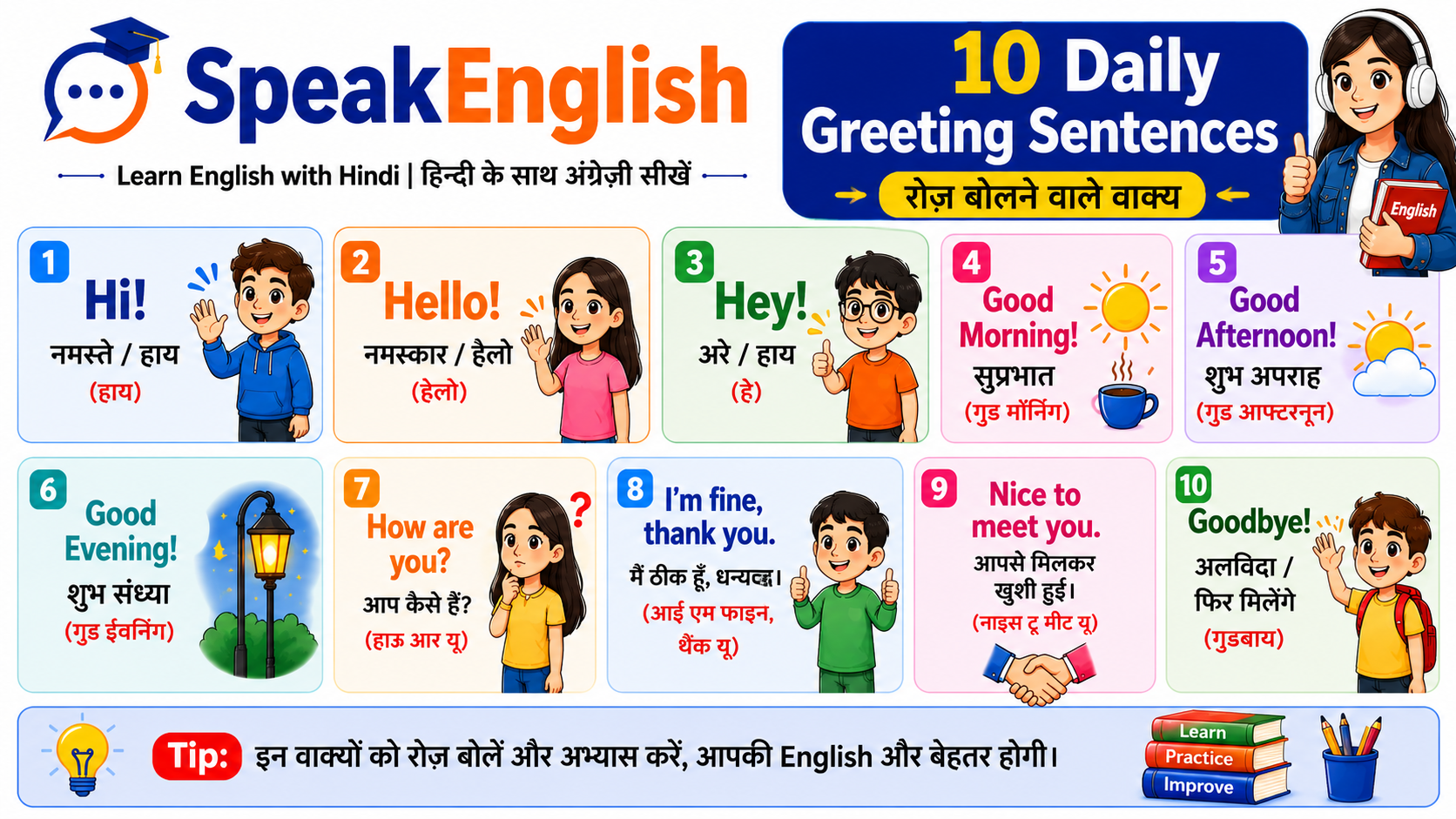 Daily Use Sentences